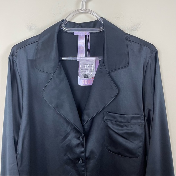 Savage x Fenty Rihanna Black Satin Pajama Set Size 3X - Picture 4 of 13